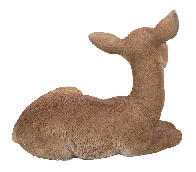 laying deer figurine